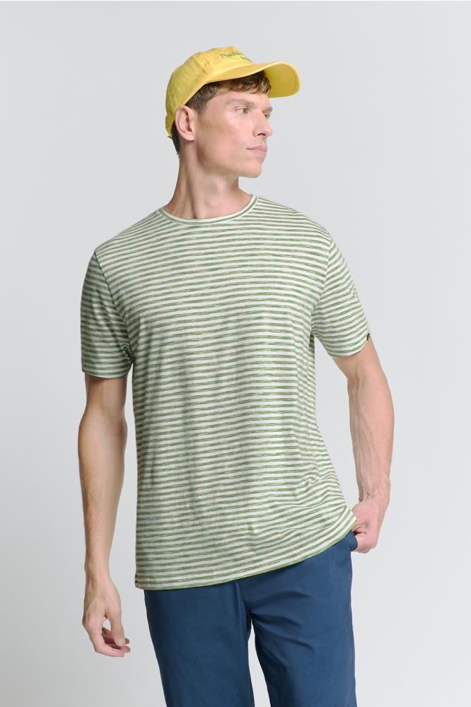 T SHIRT MET RONDE HALS 27340370SN 050 GREEN
